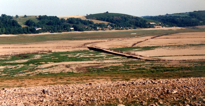 Vdange du lac de Pareloup 1993