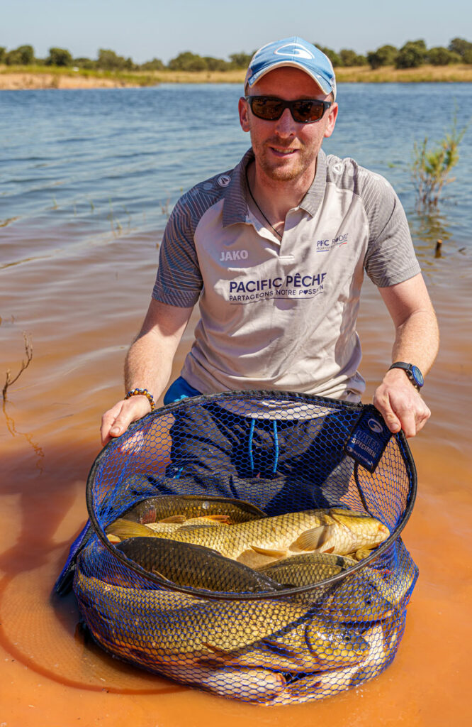 La maille ruber est souvent utilisée pour les carpes.