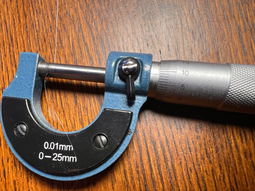 Un diamètre précis et régulier.